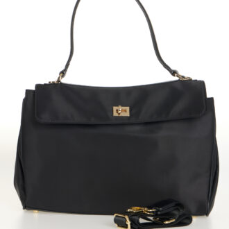 City Black Large Shoulder Bag